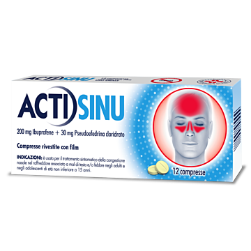 Actisinu12cpr 200mg+30mg - 