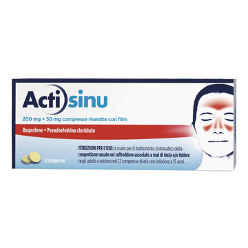 Actisinu12cpr 200mg+30mg - 