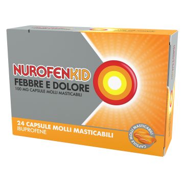 Nurofenkid febbre dolore 24 capsule 100 mg - 