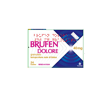Brufen dolore soluzione orale 24 bustine 40mg - 