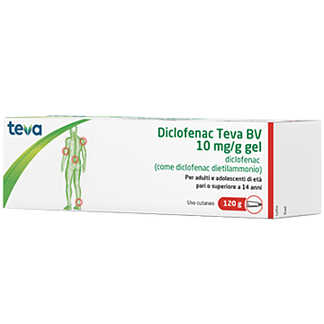 Diclofenac tevagel120g 10mg/g - 