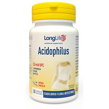 Longlife acidophilus 30 compresse masticabili - 