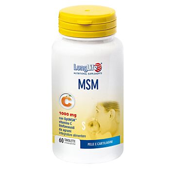 Longlife msm 1000 mg 60 tavolette - 