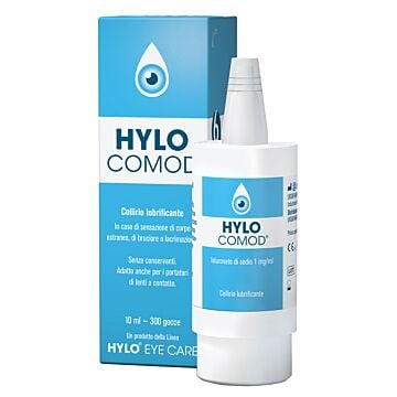 Hylo-comod gocce oculari ialuronato di sodio 0,1%  flaconcino 10 ml - 