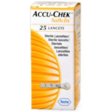 Lancette pungidito accu-chek softclix 25 pezzi - 