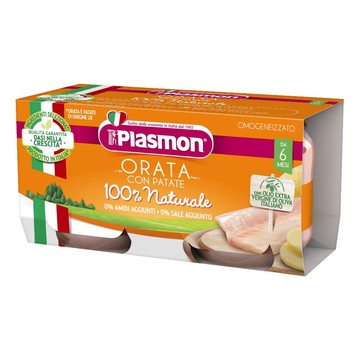 Plasmon omogeneizzato orata 80 g x 2 pezzi - 