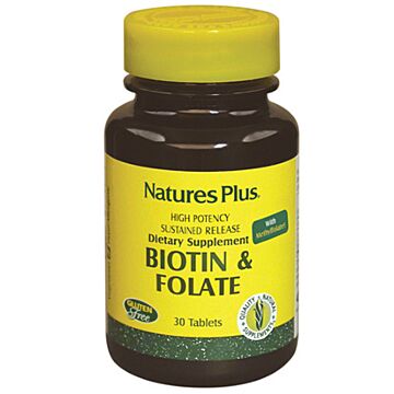 Biotina con acido folico 30 tavolette - 