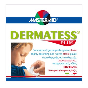 Garza dermatess plus 10x10 12 pezzi - 