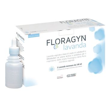 Lavanda vaginale a base di lattobacilli lisati floragyn lavanda 140ml 5flaconi - 
