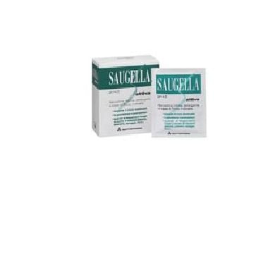 Saugella attiva salviettine detergenti 10 bustine - 