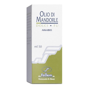 Olio di mandorle dolci 50 ml con astuccio - 
