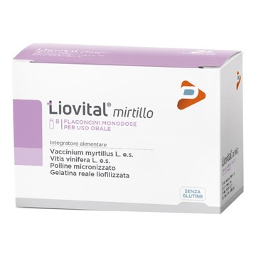 Liovital mirtillo 8 flaconcini 10 ml - 