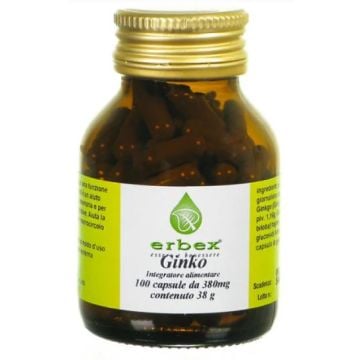 Ginkgo biloba 100 capsule 380 mg - 