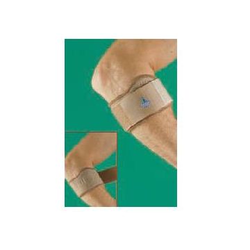 Gomitiera in neoprene tennis oppo. la zona circolare offre il punto di maggiore pressione sul muscol - 