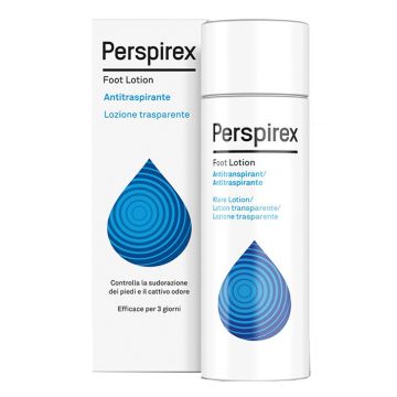 Perspirex foot lotion antitraspirante lozione trasparente sudorazione e cattivo odore piedi 100 ml - 