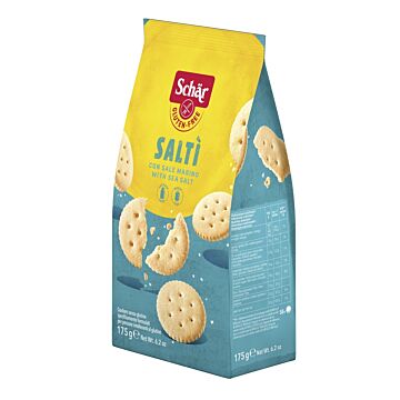 Schar salti' cracker con sale marino senza lattosio 175 g - 