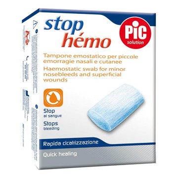 Tampone emostatico sterile stop hemo 5buste - 