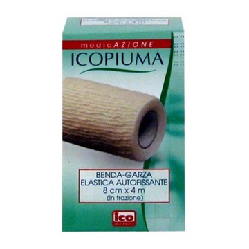 Icopiuma benda garza elastica autofissante cm8x4mt - 