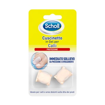 Cuscinetti protettivi per piedi calli scholl gelactiv 2 pezzi - 