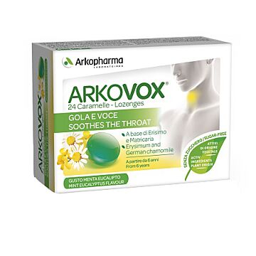Arkovox menta/eucalipto 24 caramelle - 