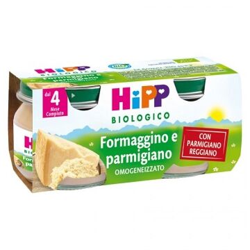 Hipp bio omogeneizzato formaggino ai tre formaggi 2x80 g - 