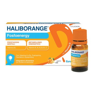 Haliborange fosfoenergy 10 flaconcini 10 ml - 