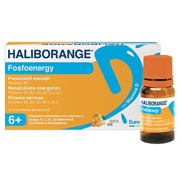 Haliborange fosfoenergy 10 flaconcini 10 ml - 