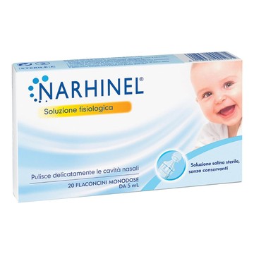 Soluzione fisiologica per aspiratore nasale narhinel 20 fiale da 5ml - 