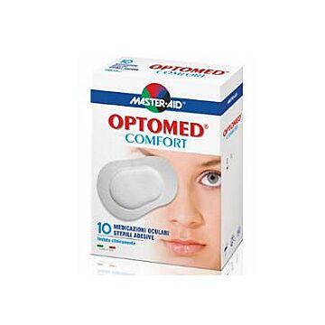 Garza oculare medicata master-aid optomed comfort 10 pezzi - 
