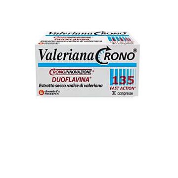 Valeriana crono 135 con duoflavina fast action 30 compresse - 