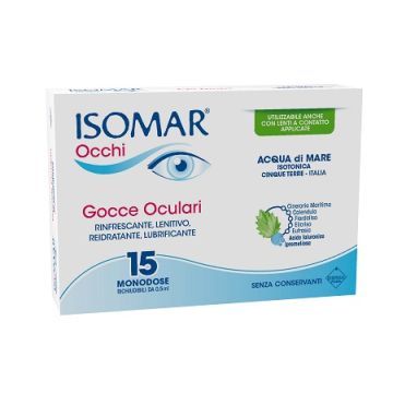 Isomar occhi gocce oculari all'acido ialuronico 0,20% 15 flaconcini - 