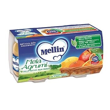 Mellin omogeneizzato mela agrumi 100 g 2 pezzi - 