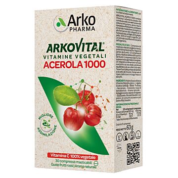 Arkovital acerola 1000 30cpr - 