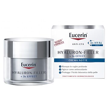 Eucerin crema hyaluron-filler notte 50 ml - 