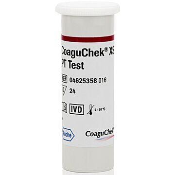 Strisce reattive per dispositivo autodiagnostico coaguchek xs pt test 24 pezzi - 