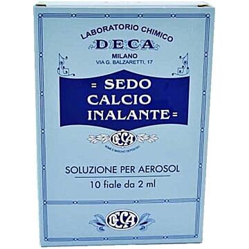 Sedo calcio inalante soluzione aerosol 10 fiale 2 ml - 