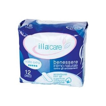 Illa care assorbente notte extra 12 pezzi - 