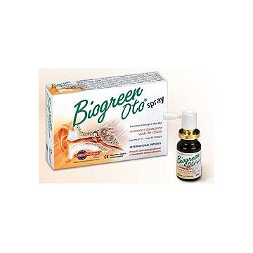 Soluzione otologica biogreen oto spray rimozione e dissoluzione cerume 13 ml - 