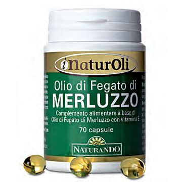I naturoli olio di fegato di merluzzo 70 capsule molli - 