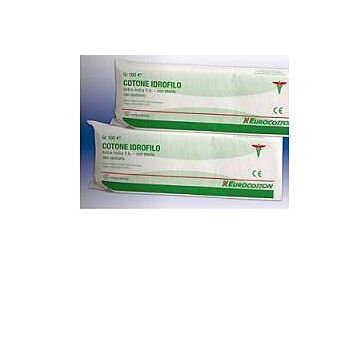 Ovatta di cotone idrofilo 100% a striscia continua confezione 100g piegato a zig zag - 