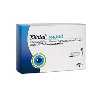 Soluzione oftalmica idratante lubrificante xiloial 20 monodose da 0,5ml - 