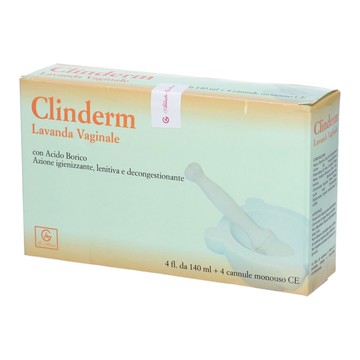Clinderm lavanda vaginale 4 flaconi 140 ml - 