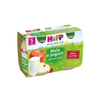 Hipp bio hipp bio omogeneizzato mela yogurt 2x125 g - 