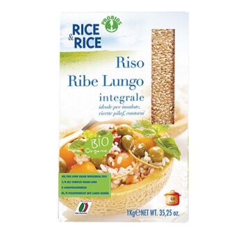Rice&rice riso lungo ribe integrale 1 kg - 