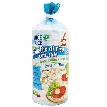 Rice&rice gallette di riso con sale senza lievito 100 g - 