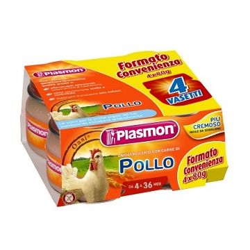 Plasmon omogeneizzato pollo con gift 4 x 80 g - 