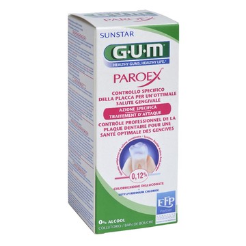 Gum paroex collutorio 0,12 clorexidina  chx 300 ml - 
