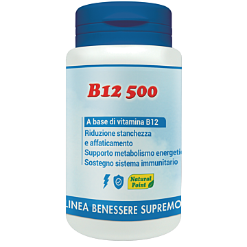 B12 500 cianocobalamina 100 capsule vegetali - 