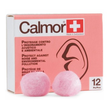 Tappo auricolare antisuono in cera naturale calmor 12 pezzi codice articolo 22038 - 