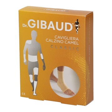 Cavigliera calzino in cotone camel gibaud misura 3 - 